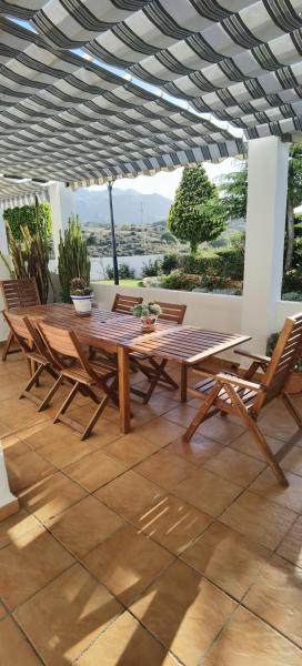Duplex en urbanización con piscina comunitaria y wifi, Mojacar